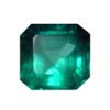 Octagon, Very Slight Inclusions Emerald.Given weight is approx.